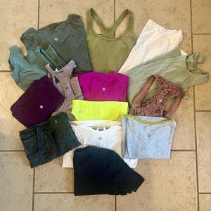 Lululemon Activewear Tops & Tanks - Mixed Colors
